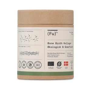 Bone Broth, ØKO - 8,1 g kollagen med 0,3 g hyaluronsyre - 250 g fra Functional Future