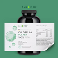 Chlorella pulver