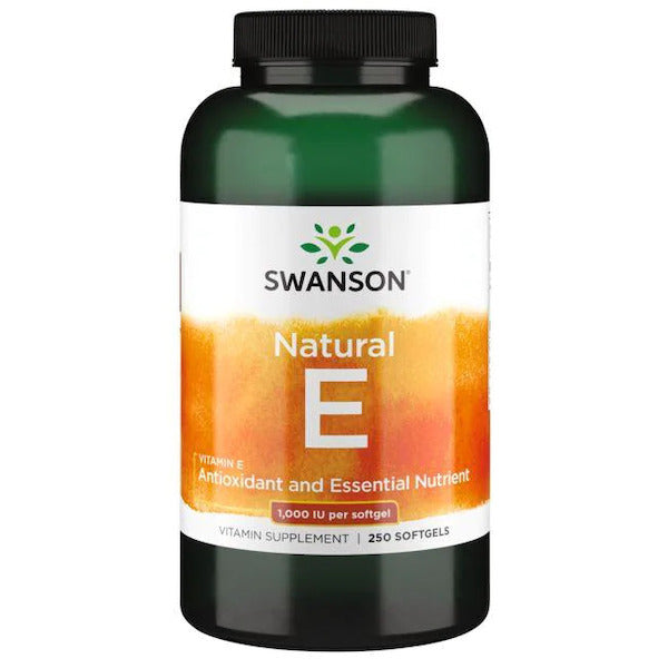 E-vitamin, naturligt - 1000 UI - 250 softgels fra Swanson