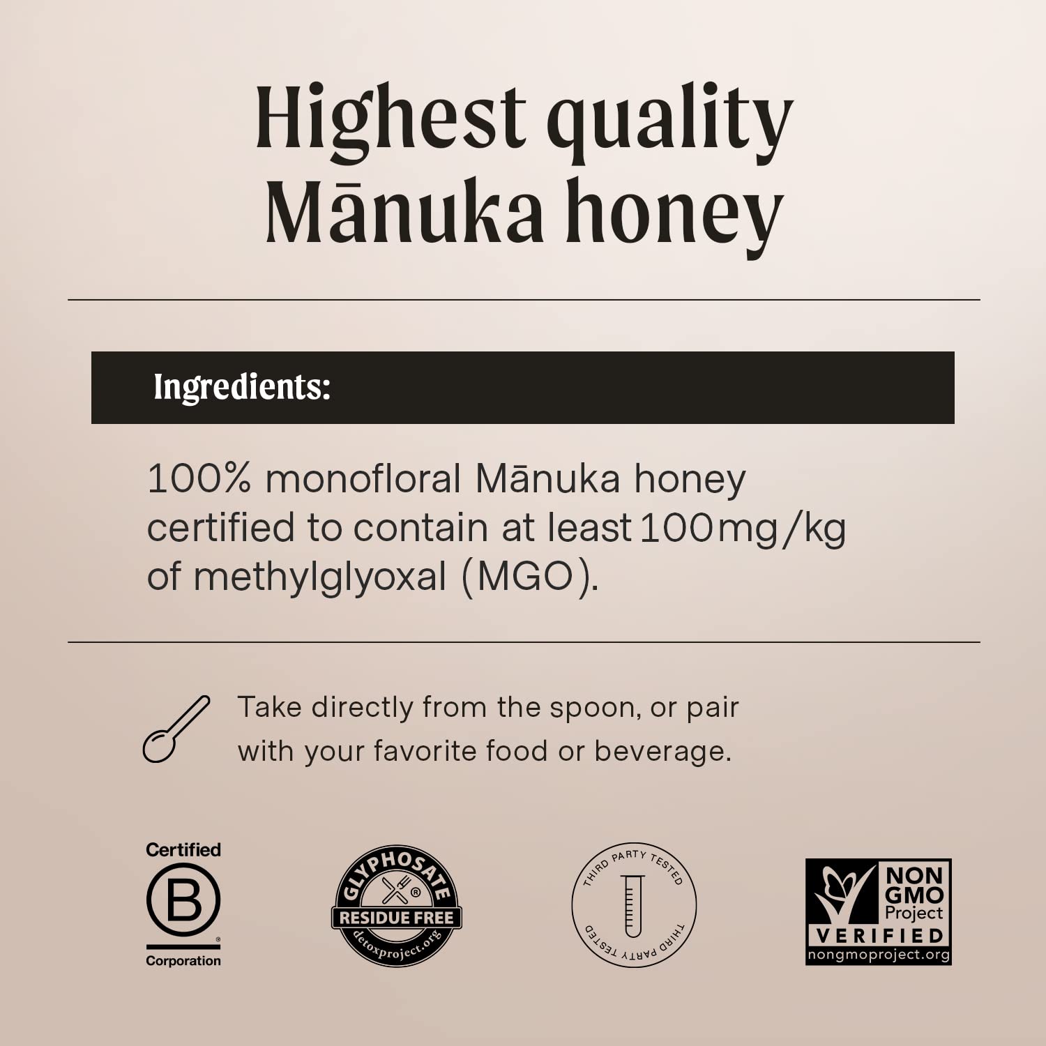 Manuka Raw Honning