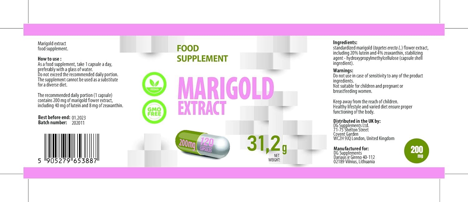 Lutein & Zeaxanthin (Marigold)