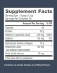 Kollagenpeptider med C-vitamin og Hyaluronsyre