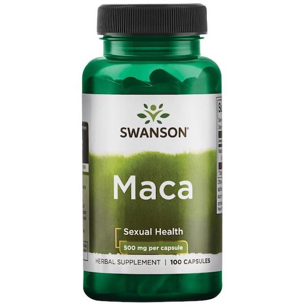 Maca - 500 mg - 100 kapsler fra Swanson