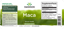 Indlæs billede til gallerivisning Maca - 500 mg - 100 kapsler fra Swanson
