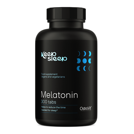 Melatonin - 1 mg - 300 tabletter, søvnkosttilskud fra OstroVit