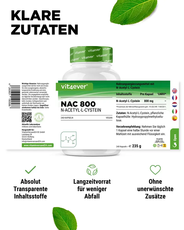 NAC - N-Acetyl L-Cystein