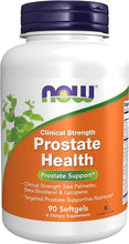 Indlæs billede til gallerivisning Prostate Health Clinical Strenght, 90 softgel kapsler fra Now Foods
