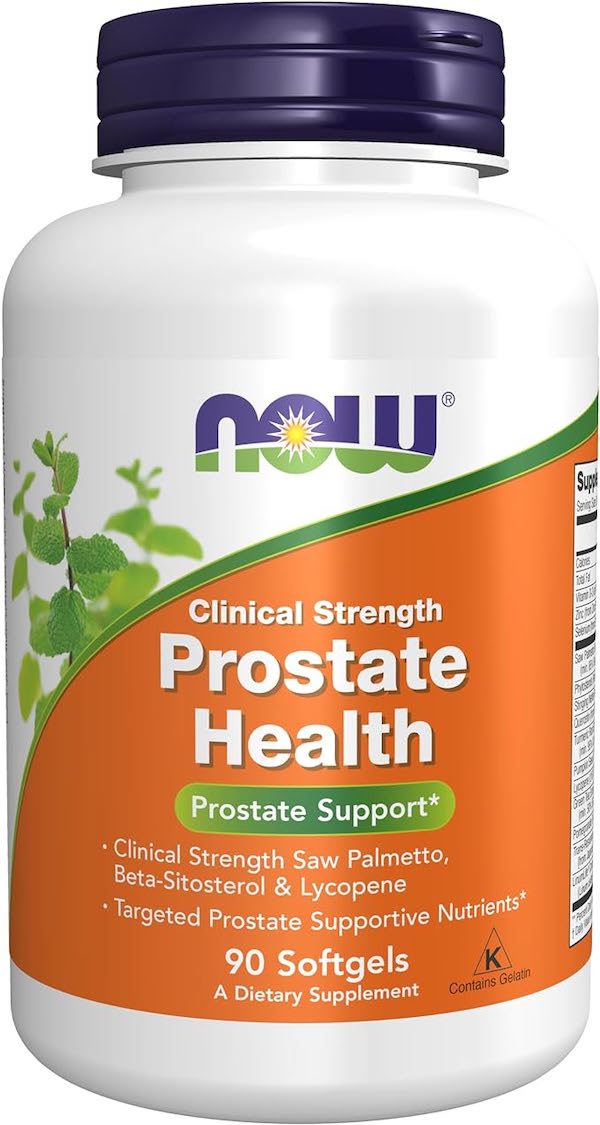 Prostate Health Clinical Strenght, 90 softgel kapsler fra Now Foods