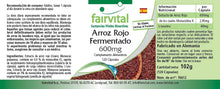 Indlæs billede til gallerivisning Røde ris, fermenteret - 600 mg - 120 kapsler fra Fairvital
