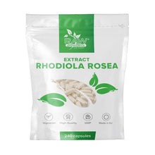 Indlæs billede til gallerivisning Rosenrod, Rhodiola Rosea-ekstrakt - 500 mg - 240 kapsler fra Raw Powders
