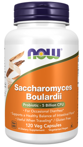 Saccharomyces Boulardii - 500 mg - 60 Veg kapsler fra Now Foods