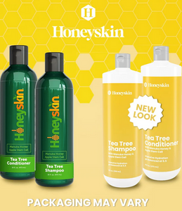 Shampoo Tea Tree fra Honey Skin med manuka honning, Øko, 473 ml