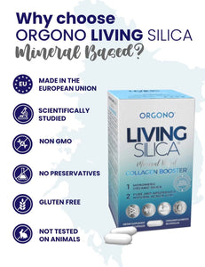 Silica - Living Silica Collagen Booster (ledsmerter og knogleskørhed) - 60 kapsler fra Silicium Lab