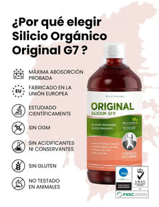 Silica - Silicium G7 Original, 1L (målrettet inflammation, ledsmerter og knogleskørhed) fra Silicium Labs