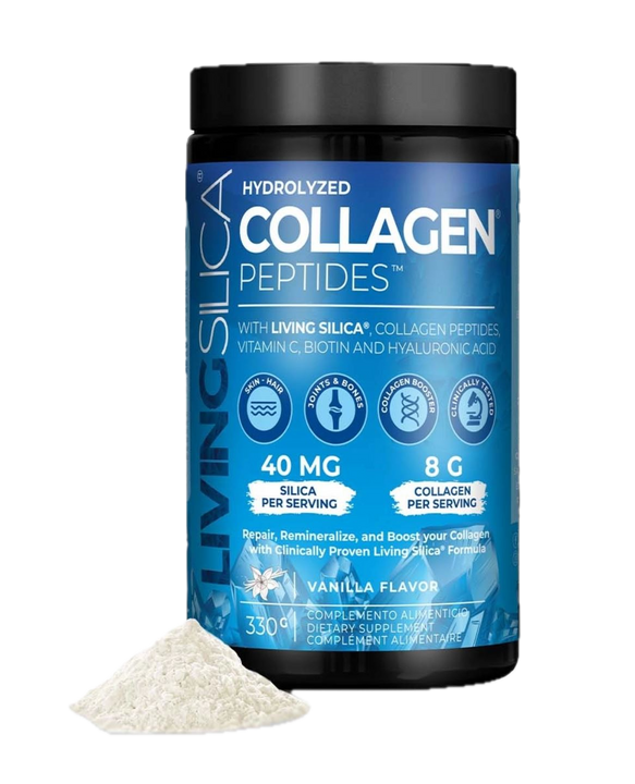 Kollagenpeptider med Living Silica