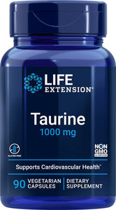 Taurin, 1000 mg, 90 Veg kapsler