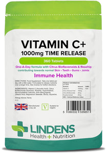 C-vitamin DEPOT - 1000 mg - 360 tabletter fra Lindens