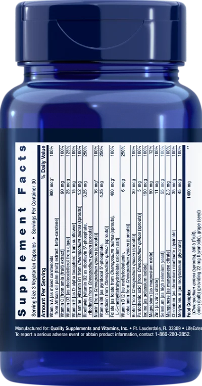 Multivitamin, Plantebaseret