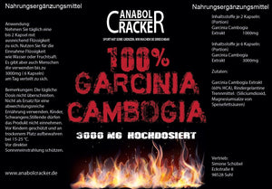 Garcinia Cambogia Ekstrakt, 500 mg - 500 kapsler