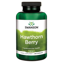 Indlæs billede til gallerivisning Hvidtjørn (Hawthorne berry) - 565 mg - 250 kapsler fra Swanson
