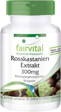 Indlæs billede til gallerivisning Hestekastanjeekstrakt (Horse Chestnut) - 300 mg - 90 kapsler fra FairVital
