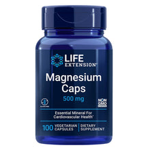 Indlæs billede til gallerivisning Magnesium Caps, 3 former For Magnesium - 500 mg - 100 vegetariske kapsler fra Life Extension
