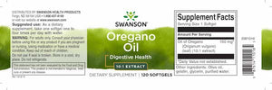 Oregano Oil - 150 mg - 120 softgel kapsler fra Swanson