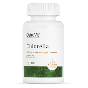 Chlorella 1000 mg per dosis (Pulveriseret alge), VEG, 90 tabletter