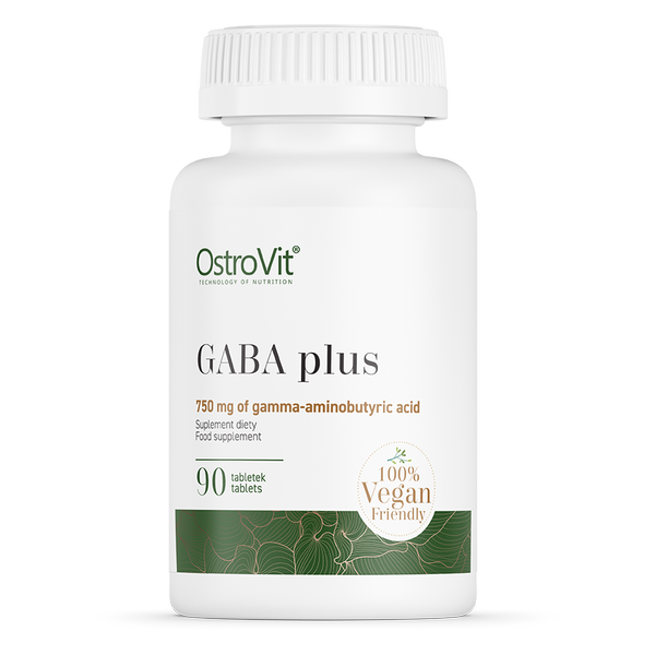 GABA Plus - 750 mg GABA og 1 mg melatonin - VEG, 90 tabletter
