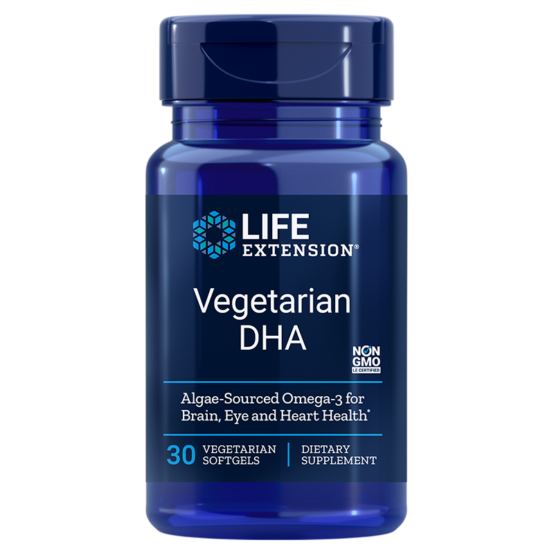 Omega 3 plantebaseret og vegansk DHA , 30 vegetariske kapsler