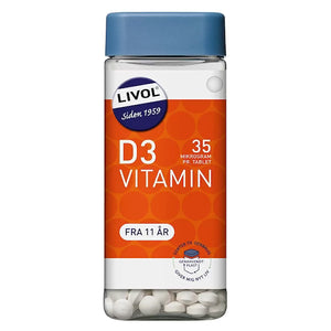D3 vitamin fra Livol, 350 tabletter