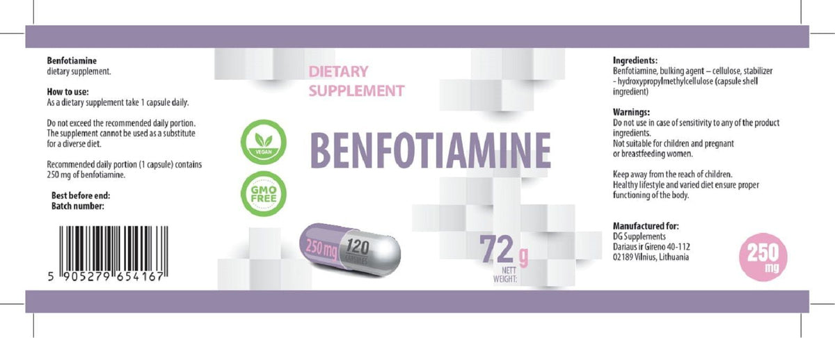 Benfotiamin produktbillede