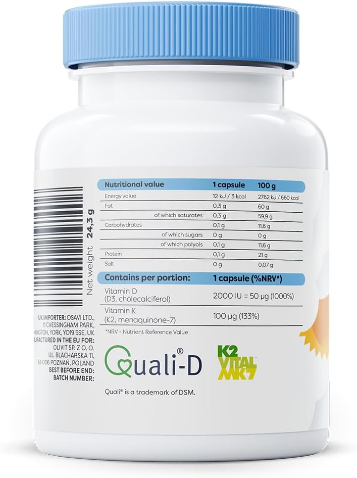 Vitamin D3 + K2