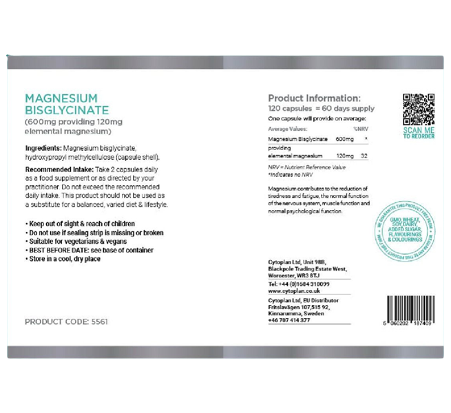 Magnesium Bisglycinat produktbillede