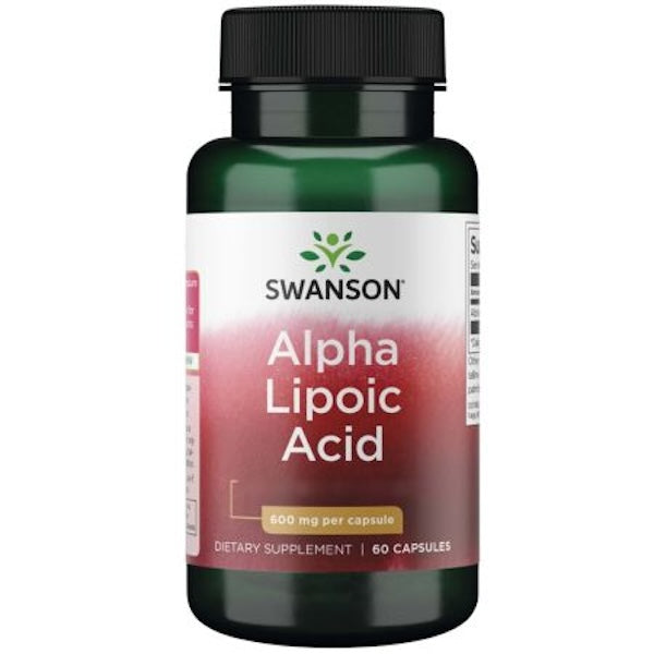 Alpha-Lipoic Acid (ALA) - 600 mg - 60 kapsler fra Swanson