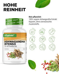 Ashwagandha Intenso-ekstrakt - 750 mg - 180 kapsler fra Vit4ever