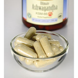 Ashwagandha KSM-66 - Ultimative Ashwagandha - 250 mg ekstrakt - 60 kapsler