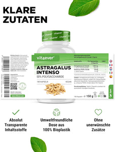 Astragalusekstrakt - 700 mg - 180 kapsler fra Vit4ever