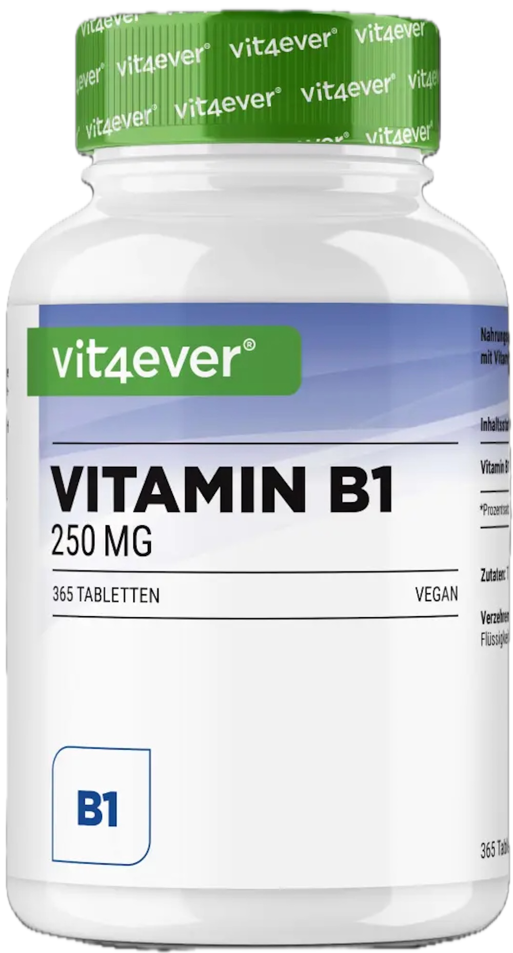 B1-vitamin (Tiamin, ikke aktiveret) produktbillede