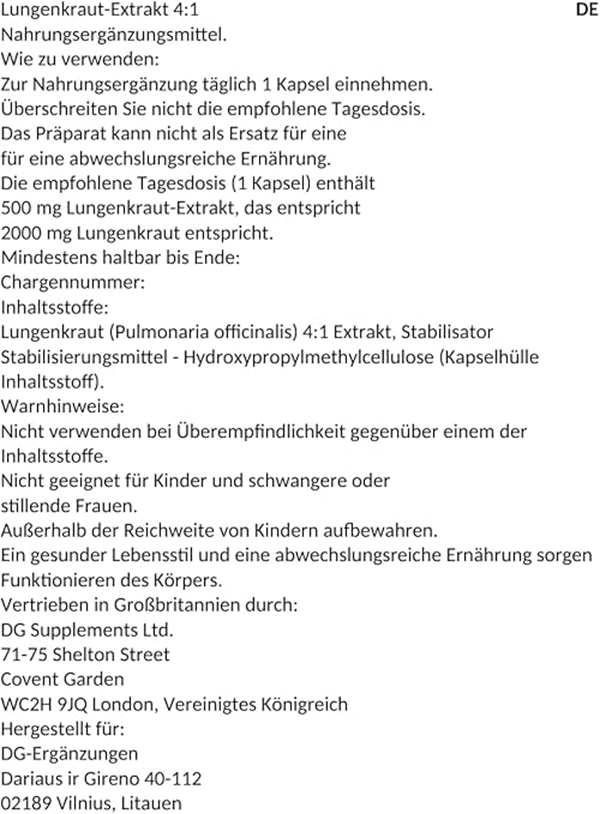Lungeurtekstrakt