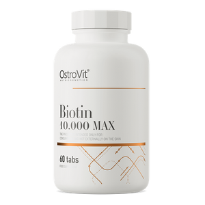 Biotin 10000 MAX - 60 tabletter - høj dosis D-biotin
