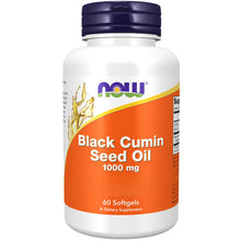 Indlæs billede til gallerivisning Black Cumin Seed Oil - sort spidskommen frøolie - 1000 mg, 60 softgel kapsler
