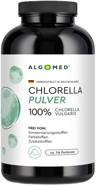 Chlorella pulver
