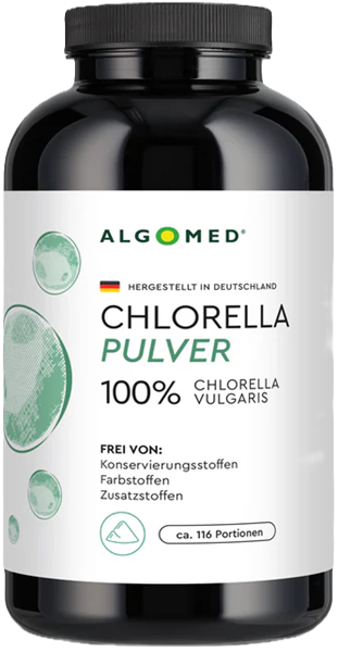 Chlorella pulver produktbillede