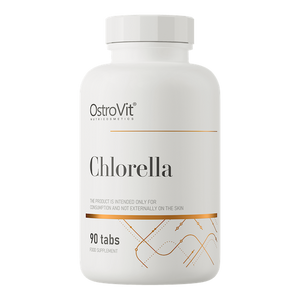 Chlorella (Pulveriseret alge) - 1000 mg pr. dosis - 90 VEG-tabletter fra Ostrovit