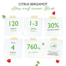 Indlæs billede til gallerivisning Citrus Bergamotekstrakt - 750 mg (30% polyfenoler) - 120 kapsler fra Vit4ever
