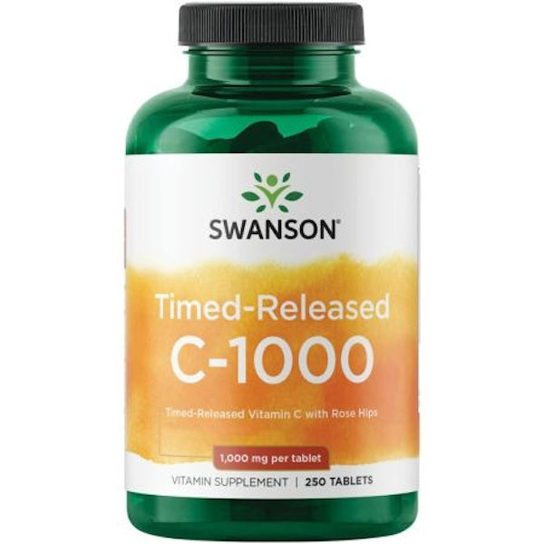 C-vitamin DEPOT time-released - 1000 mg - 250 tabletter fra Swanson