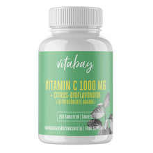 Indlæs billede til gallerivisning C vitamin Depot, 1000 mg - 250 tabletter fra Vitabay
