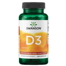 Indlæs billede til gallerivisning D3-vitamin - 2000 IU (50 mcg) - 250 softgel kapsler fra Swanson
