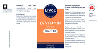 Indlæs billede til gallerivisning D3-vitamin - 35 mcg - 350 tabletter fra Livol
